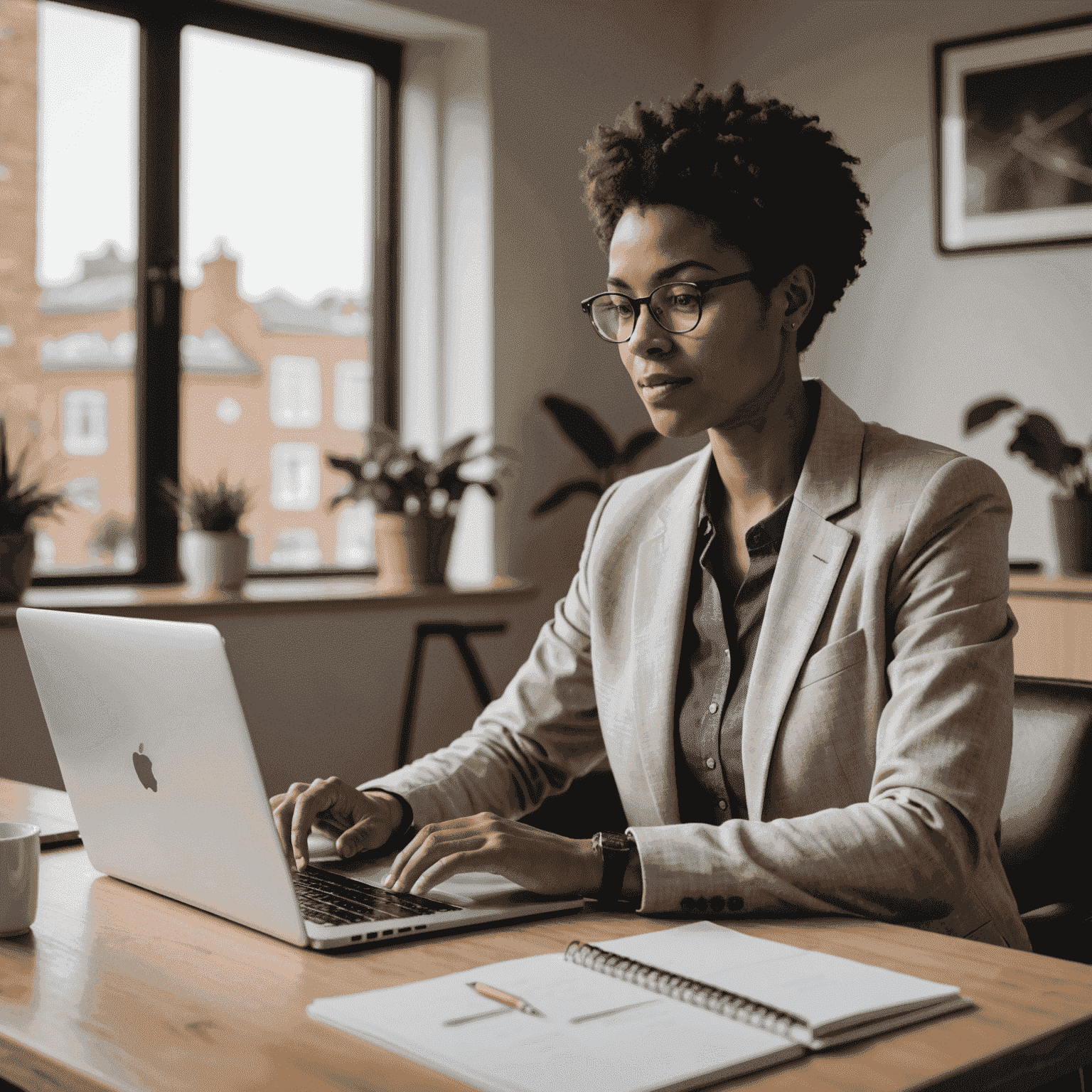 A person working remotely from home, showcasing the tools and strategies for success in a virtual work environment